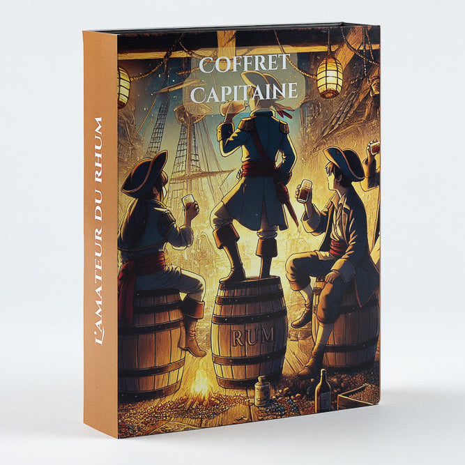 Coffret amateur de rhum (coffret capitaine)