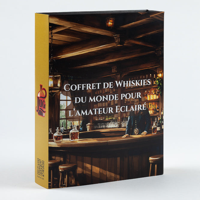 coffret amateur de whisky de dos