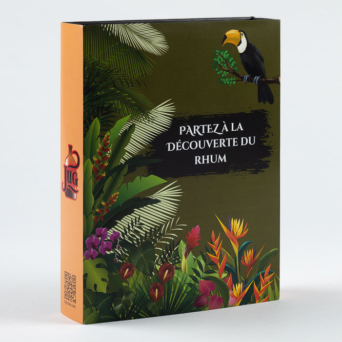 Coffret découverte du rhum (coffret matelot) de dos