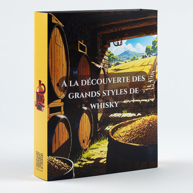 Coffret grands styles de whisky de dos